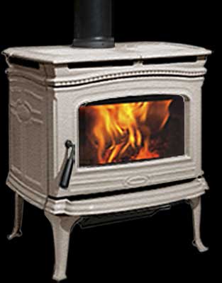 Pacific Energy Alderlea T4, Antique White Porcelain