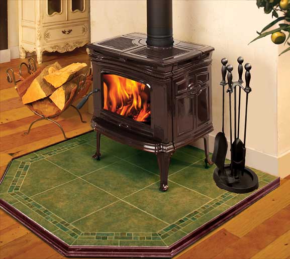 Pacific Energy Alderlea T4 Brown in room