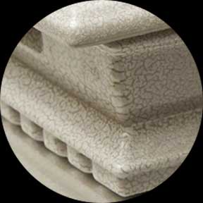 Close Up of Pacific Energy's Antique White Porcelain