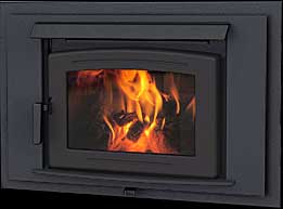 Pacific Energy FP16 Wood Fireplace with Arched Door