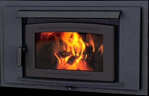 Pacific Energy FP25 Wood Fireplace with Arched Door