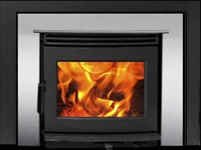 Pacific Energy Neo 1.6 Wood Insert with Stainless Panel