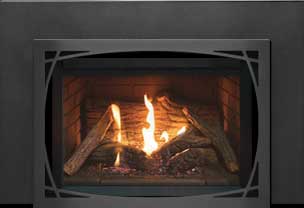 Pacific Energy Tofino i20 Gas Insert with Log Fire Burner