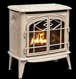 Pacific Energy Trenton Gas Stove, Antique White