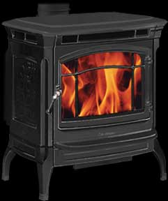 Hearthstone Shelburne Wood Stove, Matte Black