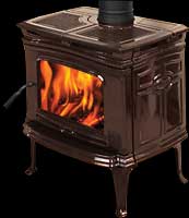 Pacific Energy Alderlea T4, Brown Porcelain