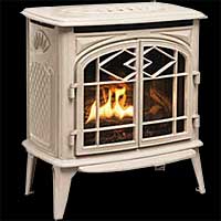 Pacific Energy Trenton Gas Stove, Antique White