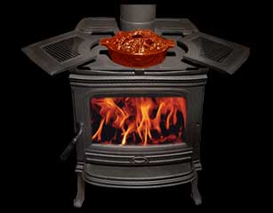 Pacific Energy Alderlea T4, Trivet Top Open