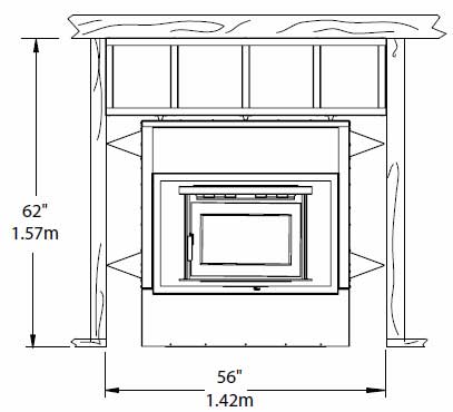 Pacific Energy FP25 Header Framing Diagram
