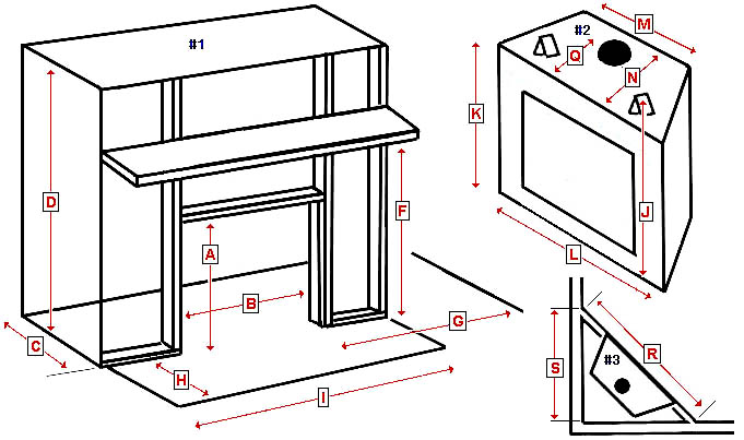 Hearthstone Montgomery WFP75 Framing Diagram