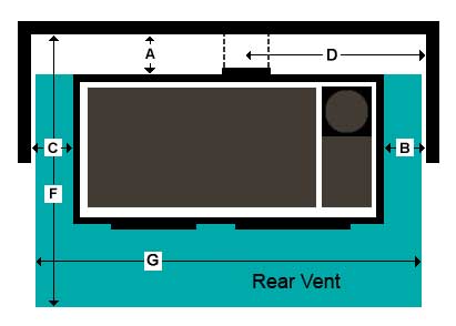 Hearthstone Deva 100 Rear Vent Clearance Diagram