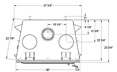 Montgomery WFP75 Dimension Drawing